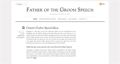 Desktop Screenshot of fatherofthe-groomspeech.net